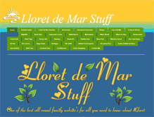 Tablet Screenshot of lloret-de-mar-stuff.com